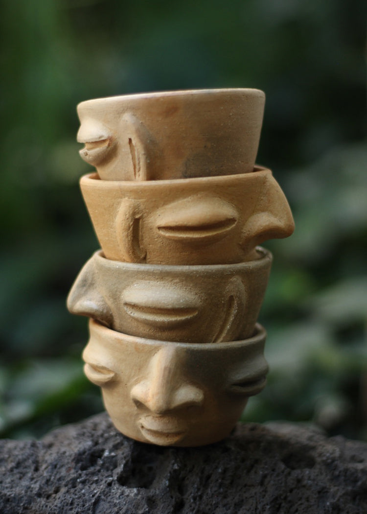 Atzompa Copita - Mezcal Face Cups