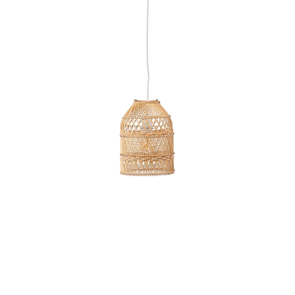 Small Bell Rattan Pendant Hanging Light Shade