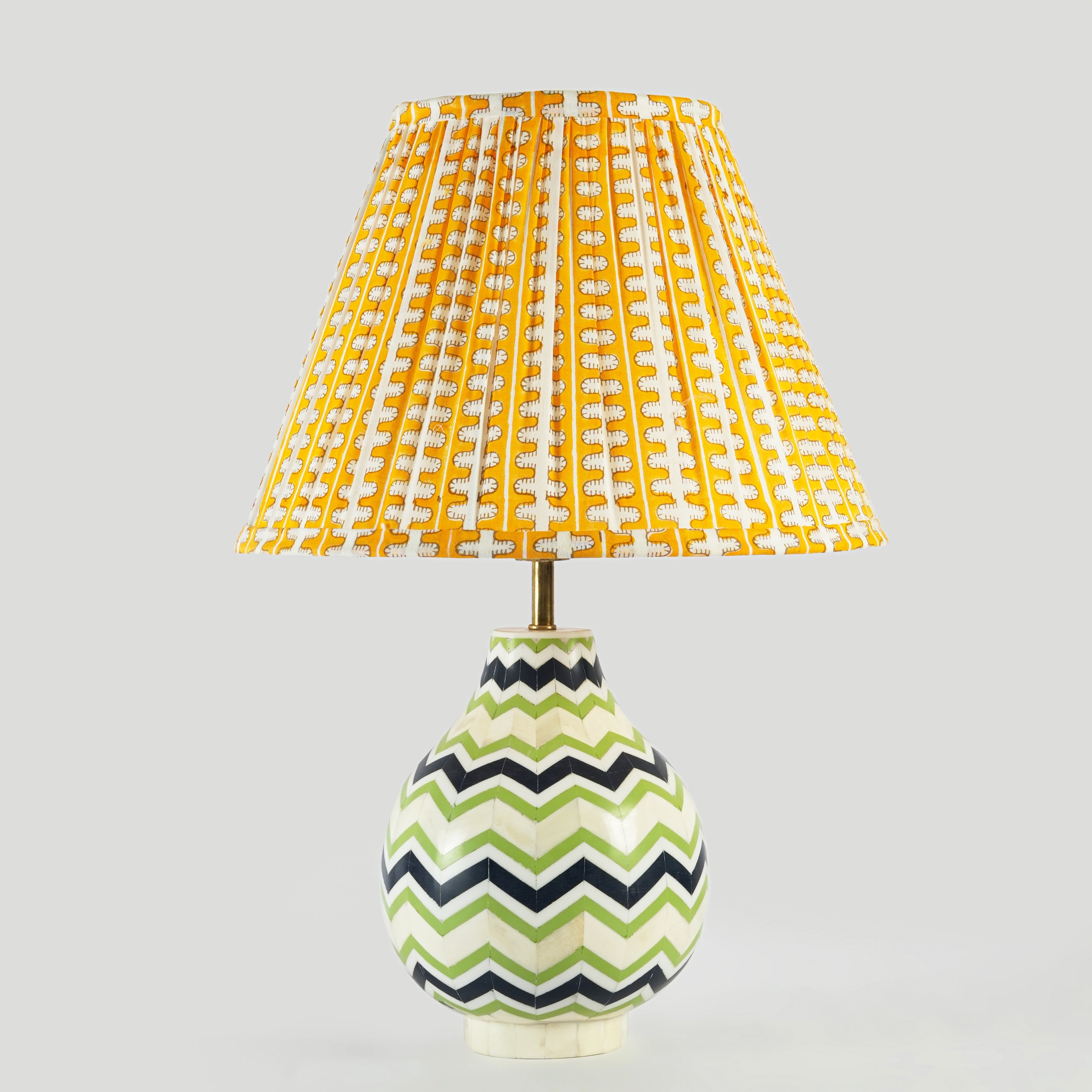 Sunrise Stripe Yellow Lampshade