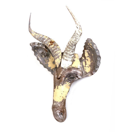 Springbok Metal Animal Mask