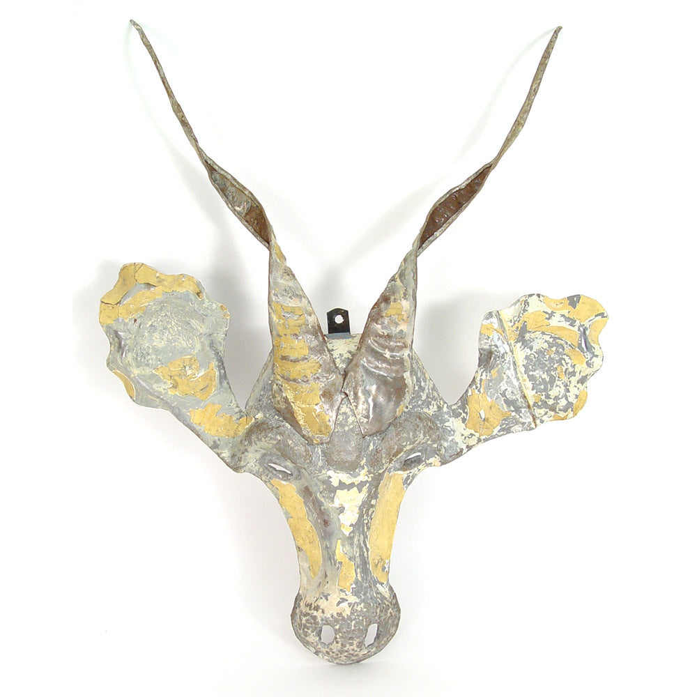 African Kudu Metal Animal Mask