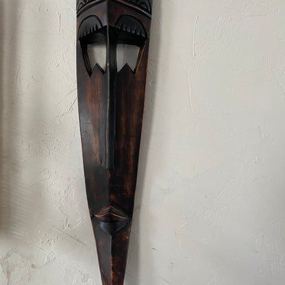 Long Handcarved African Mask