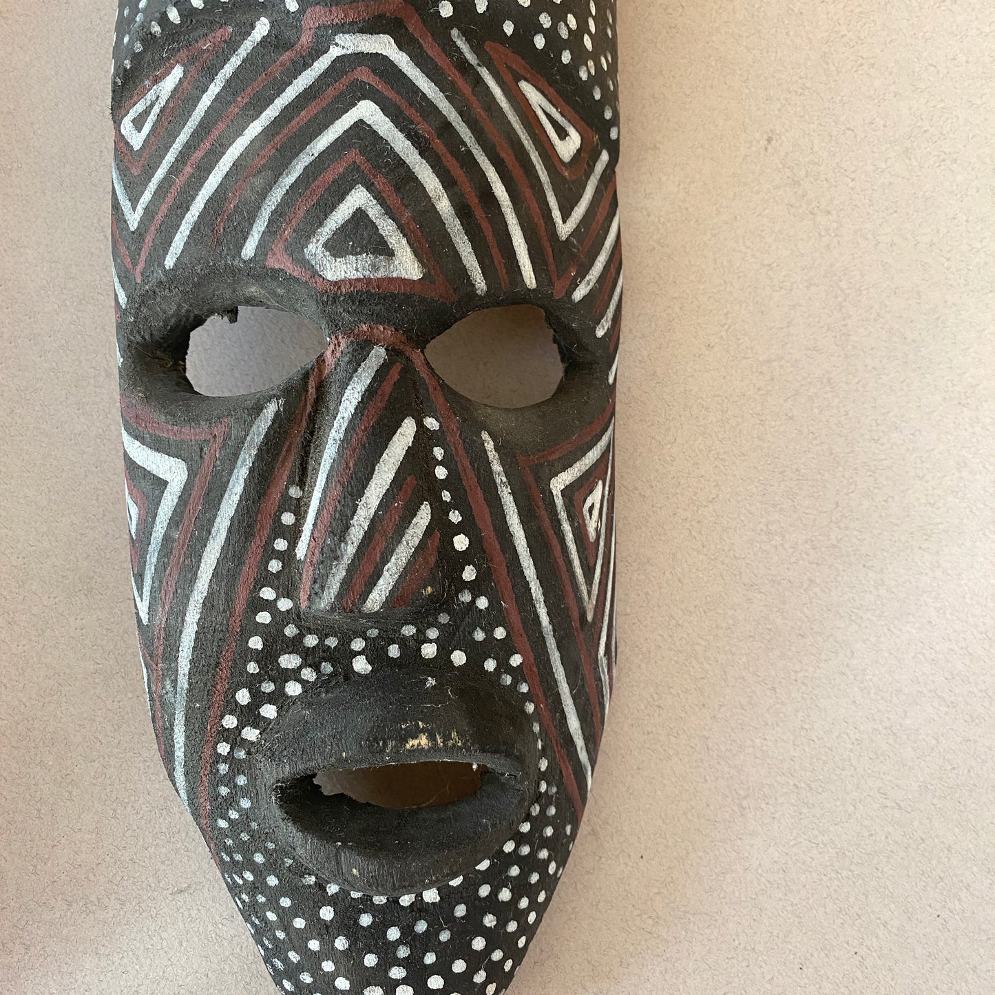 Vintage Wooden Tribal African Mask