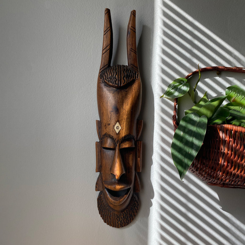 Ivory Accented African Mask