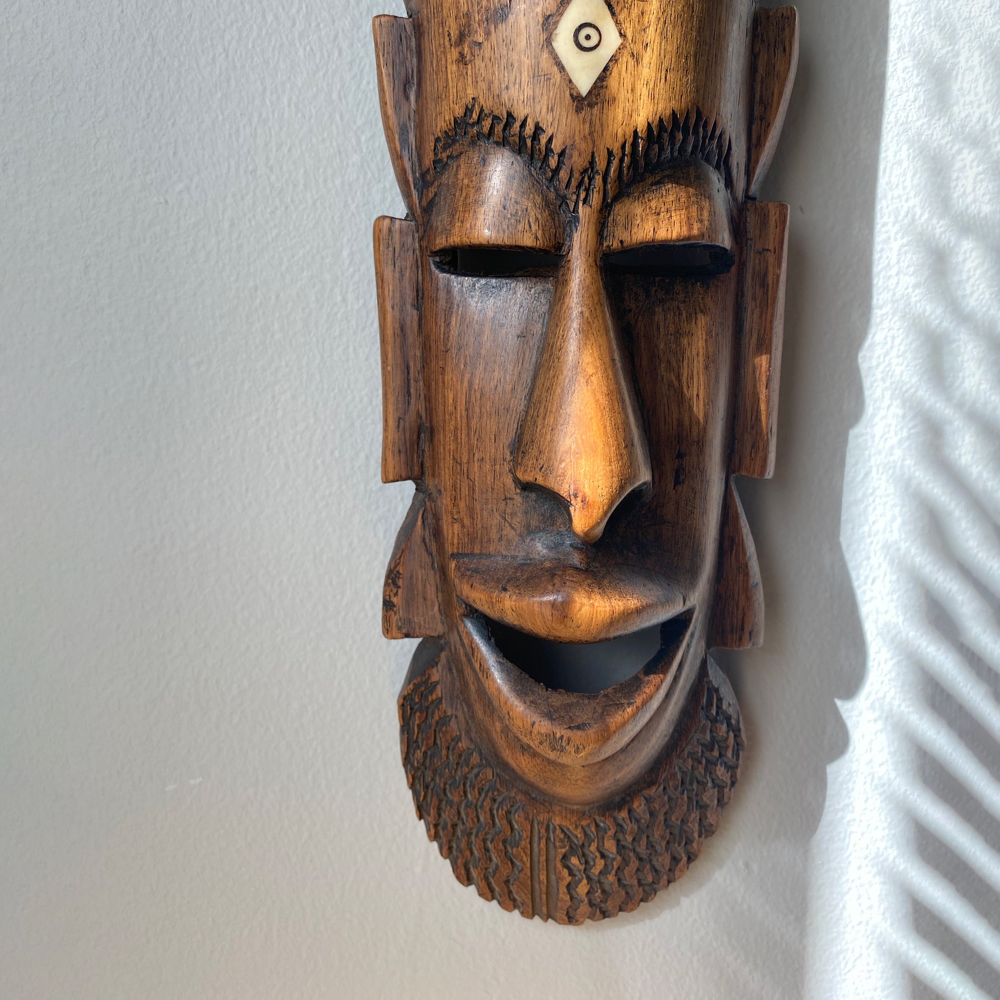 Ivory Accented African Mask