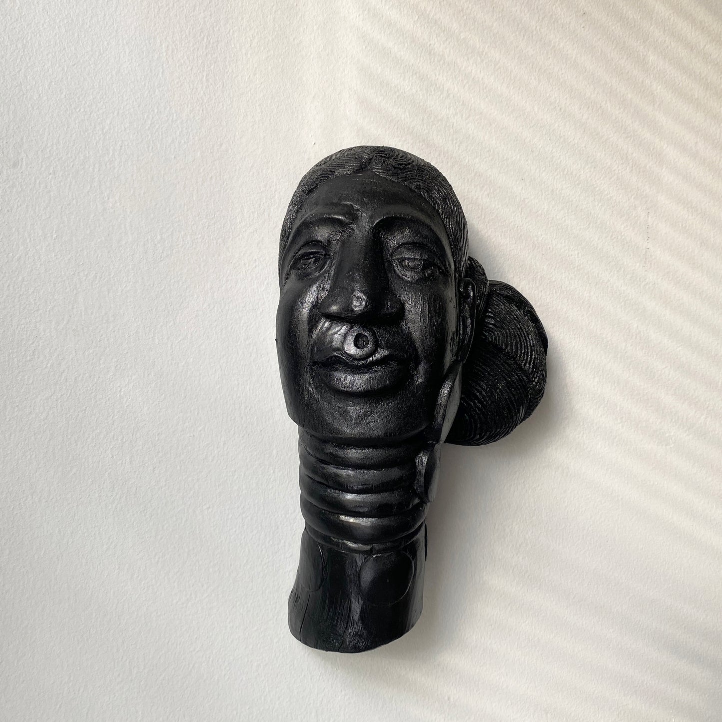 Wooden Tribal Bust